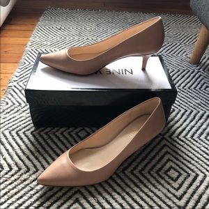 Nine West heels - nude